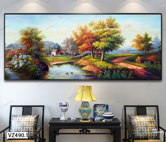 Tranh Cảnh Sắc Thiên Nhiên Đẹp - VZ490.1