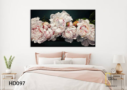 Tranh Bông Hoa Mẫu Đơn - HD097