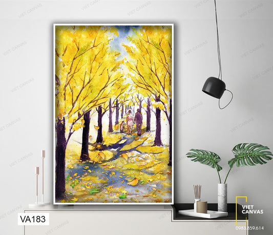 Tranh Rừng Lá Vàng - VA183