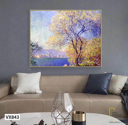 Tranh Cây Bên Dòng Sông - VX843