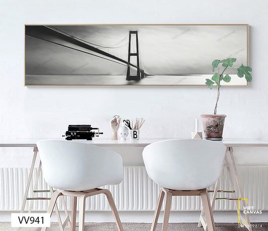 Tranh Cây Cầu Và Dòng Sông - VV941