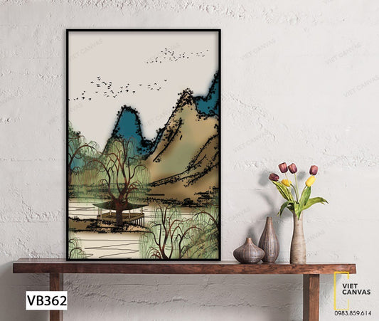 Tranh Cây Cối Đầu Làng - VB362