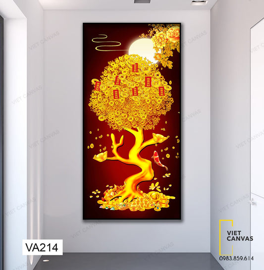 Tranh Cây Kim Tiền - VA214