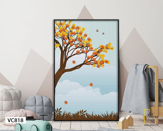 Tranh Cây Lá Mùa Thu - VC818
