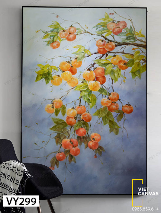 Tranh Cây Lựu Xum Xuê Trái - VY299