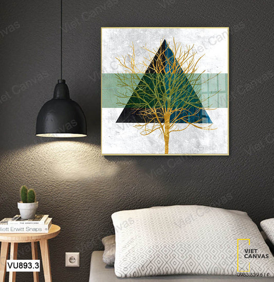 Tranh Cây Và Hình Tam Giác - VU893.3