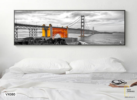 Tranh Chiếc Cầu Xe Lửa - VX080
