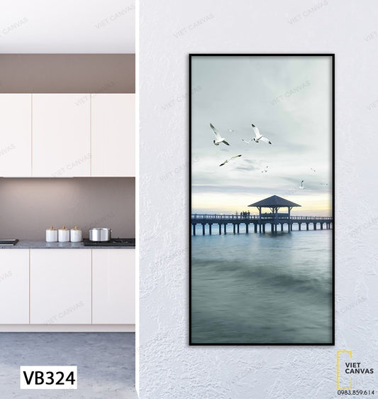 Tranh Chiếc Lều Trên Biển - VB324