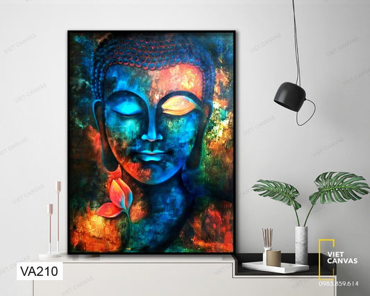 10 tranh sơn dầu vẽ Đức Phật Thích Ca Mâu Ni