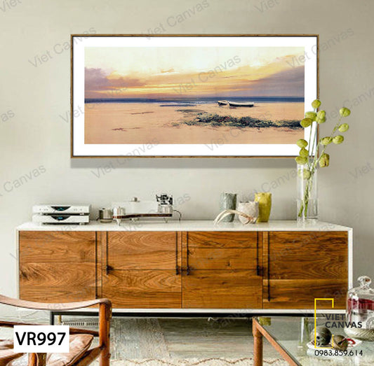 Tranh Biển Và Hoàng Hôn - VR997