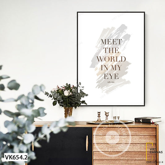 Tranh Quotes Đơn Giản - VK654.2