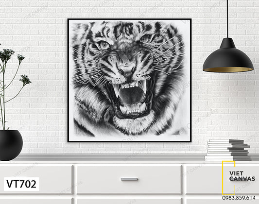 Tranh Chú Hổ Gầm - VT702