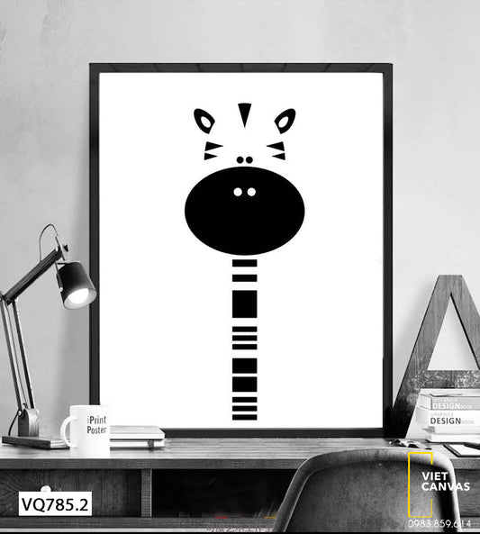 Tranh Chú Hươu Cao Cổ - VQ785.2