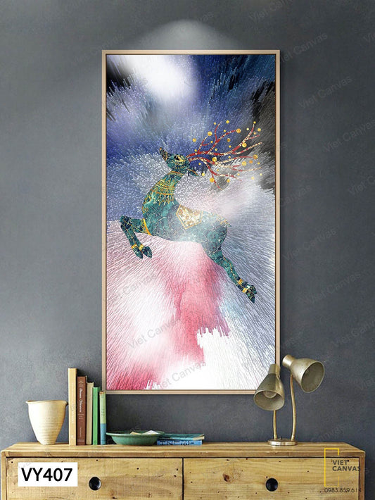 Tranh Chú Hươu Tỏa Sáng - VY407