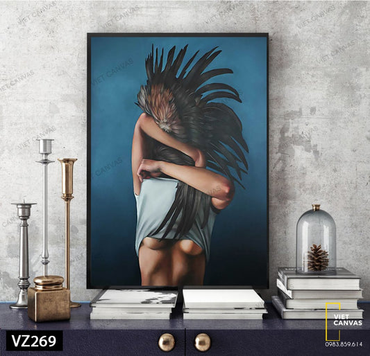 Tranh Cô Gái Ấn Tượng - VZ269