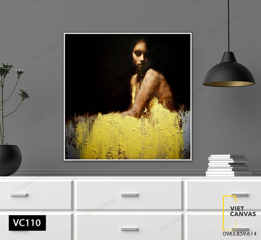 Tranh Cô Gái Ấn Tượng - VC110