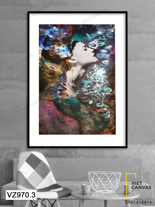Tranh Cô Gái Bí Ẩn - VZ970.3