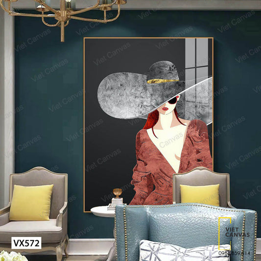 Tranh Cô Gái Bí Ẩn - VX572
