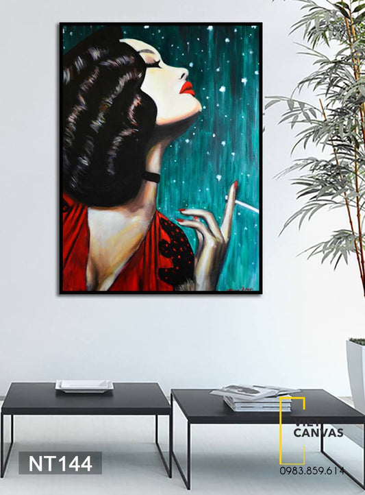 Tranh Cô Gái Cuốn Hút - NT144