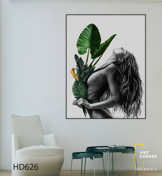 Tranh Cô Gái Gợi Cảm - HD626