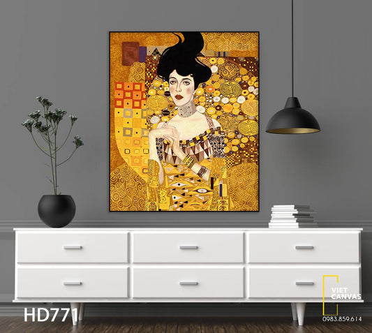 Tranh Cô Gái Kiêu Sa - HD771