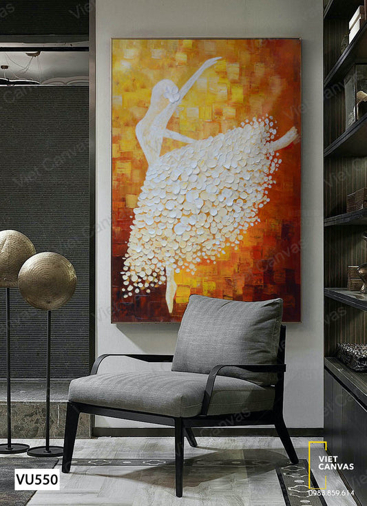 Tranh Nữ Vũ Công - VU550