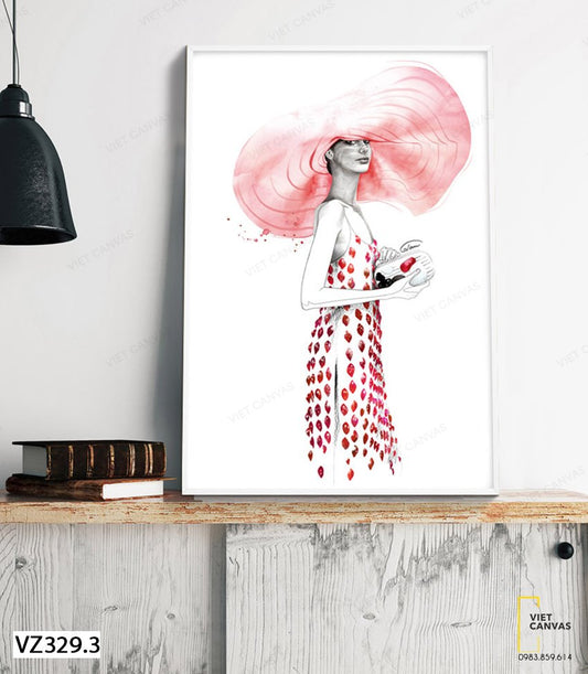 Tranh Cô Gái Nữ Tính - VZ329.3