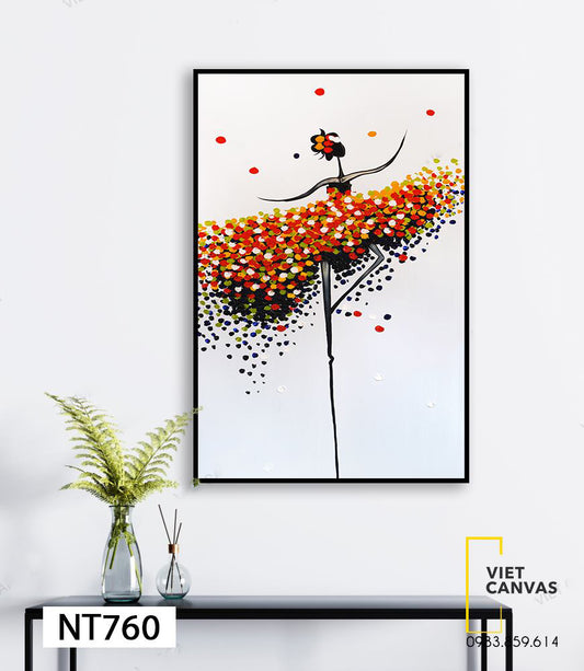 Tranh Cô Gái Vũ Công - NT760