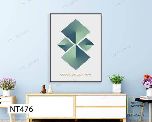 Tranh Khối Hình Học - NT476