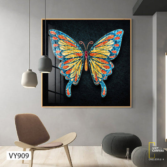 Tranh Con Bướm Màu Sắc Sặc Sỡ - VY909