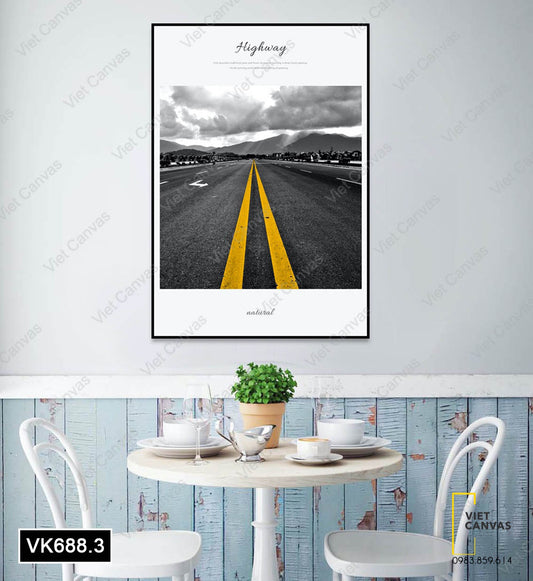 Tranh Con Đường Xa Lộ Vắng Vẻ - VK688.3