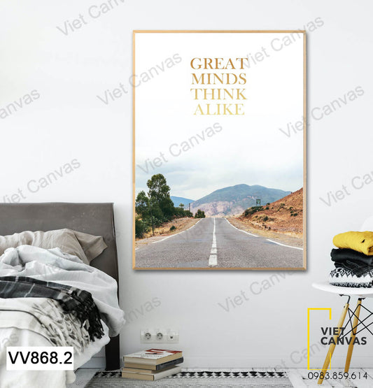 Tranh Con Đường Và Quotes - VV868.2