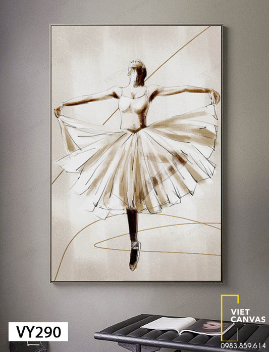 Tranh Công Chúa Ba Lê - VY290