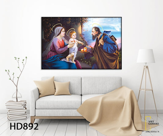 Tranh Cuộc Sống Gia Đình - HD892