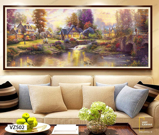 Tranh Cuộc Sống Giữa Lòng Thiên Nhiên - VZ502