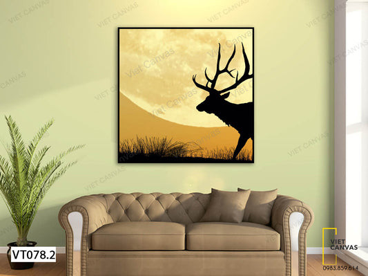 Tranh Chú Hưu Và Mặt Trăng - VT078 .2