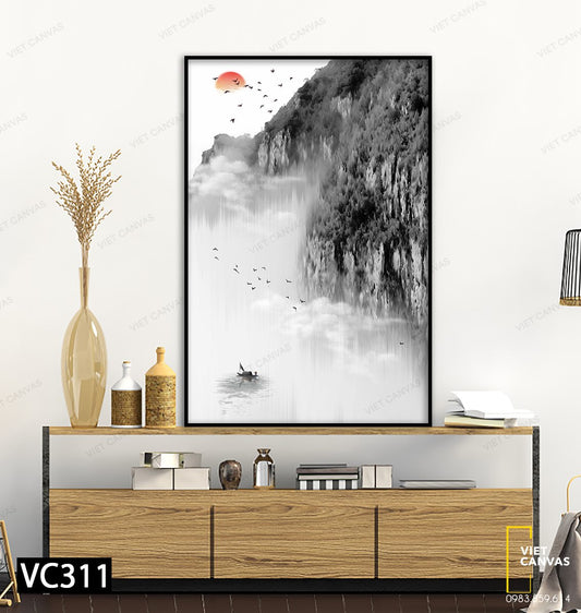 Tranh Con Đò Bé Nhỏ - VC311