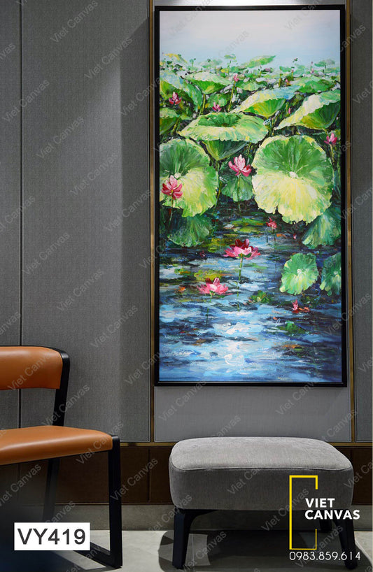 Tranh Đầm Sen - VY419