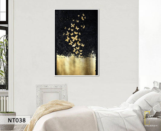 Tranh Đàn Bướm Bay - NT038