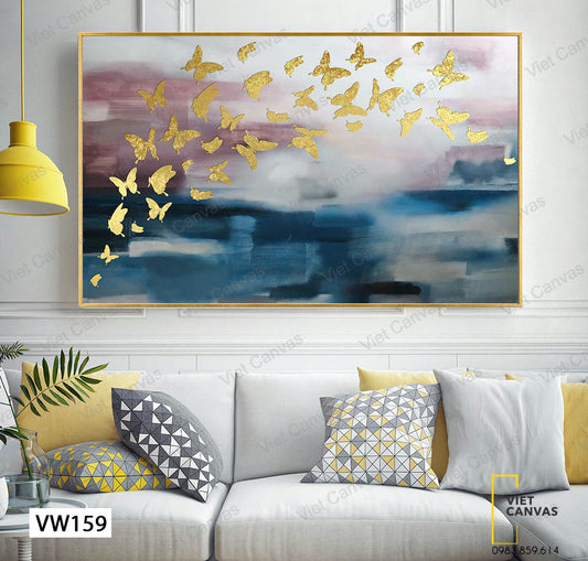 Tranh Đàn Bướm Vàng - VW159