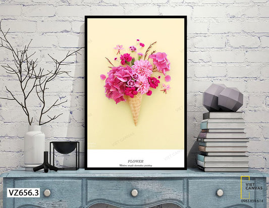 Tranh Sắc Hoa Hồng Ngọt Ngào - VZ656.3