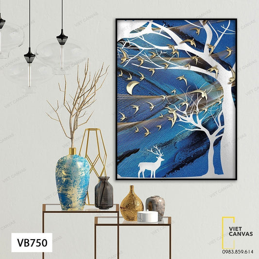 Tranh Đàn Yến Bay Về Tổ - VB750