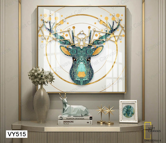 Tranh Đầu Hươu Độc Đáo - VY515