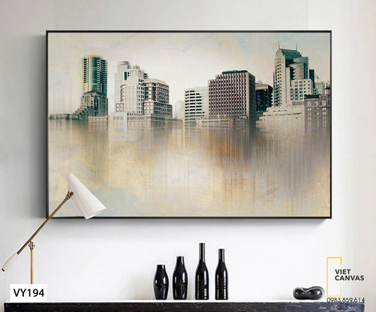 Tranh Đỉnh Những Tòa Nhà Lớn - VY194