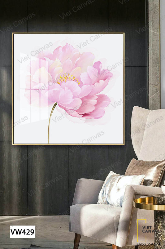 Tranh Đóa Hoa Mẫu Đơn - VW429