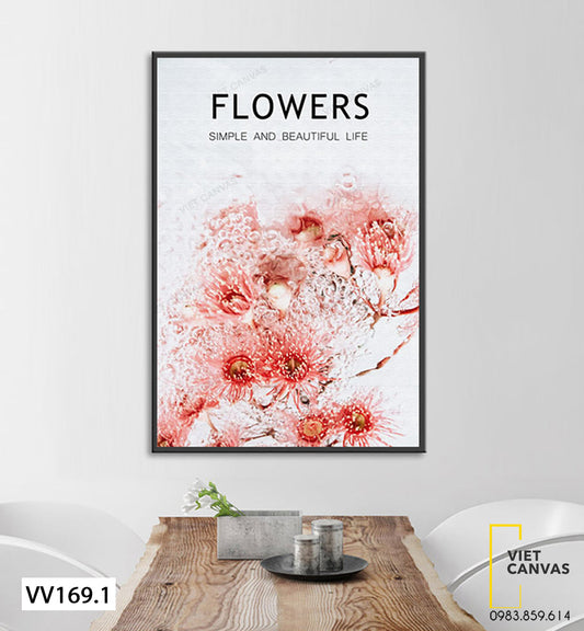 Tranh Đóa Hoa Nở Rộ - VV169.1