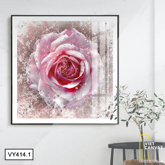 Tranh Đóa Hồng Kiêu Sa - VY414.1