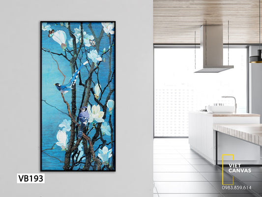 Tranh Đôi Chim Sứ Lạnh - VB193