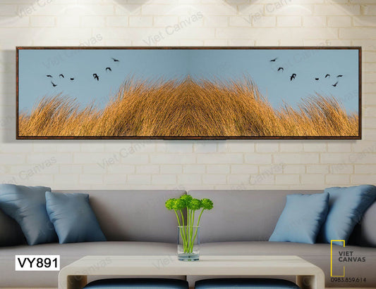 Tranh Đồng Cỏ Khô - VY891