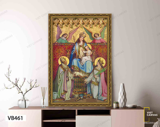 Tranh Đức Maria Nữ Vương - VB461